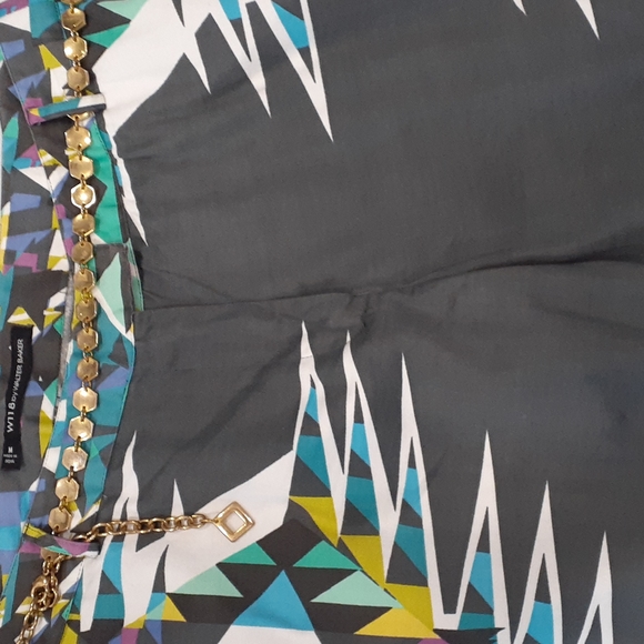 W118 by Walter Baker crop multi colored ankle pants size medium - Picture 4 of 12